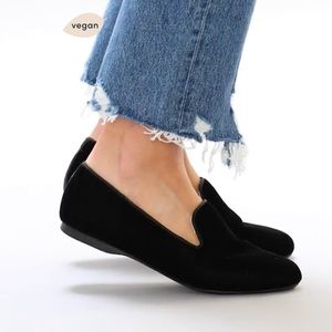 Birdies Black Velvet Flats